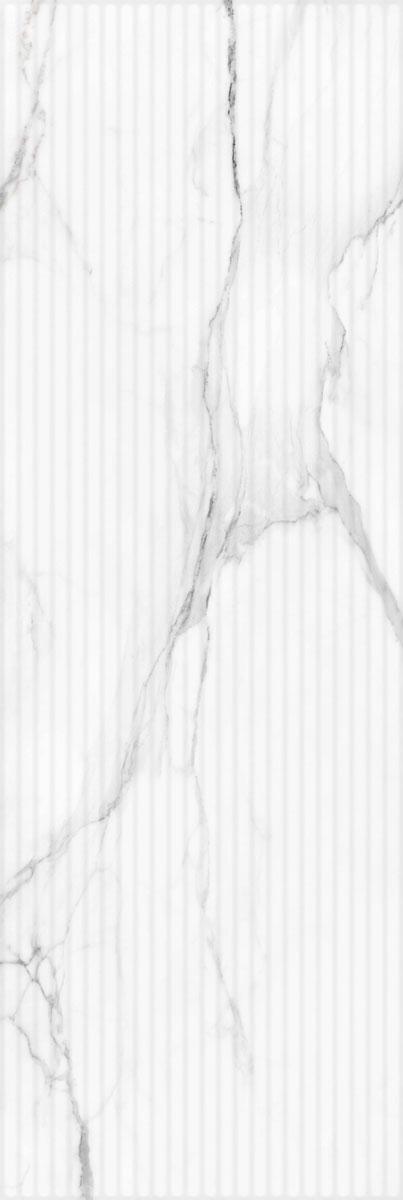 Marble matt white wall 02 |30х90