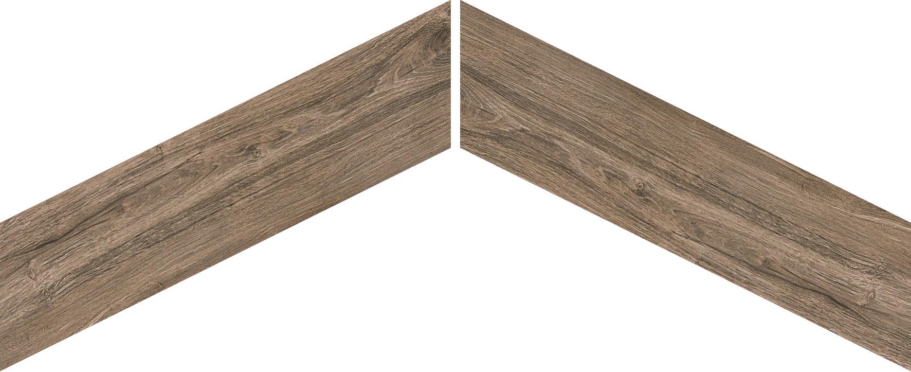 Rovere Brown shevron ( продажа кратно пачкам ) 8x40