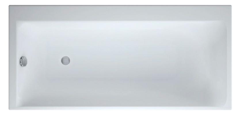Ванна акриловая Cersanit Smart 63350 (WP-SMART*170-L) 170x80 R, ЛЕВАЯ, БЕЗ ножек Cersanit 501000, ZZ