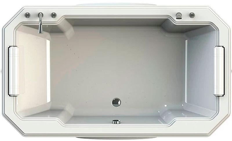 Ванна акриловая "ФОНТЕНБЛО", 210x120x660 см, (чаша, рама-подставка, подголовник - 2 шт.) ZZ