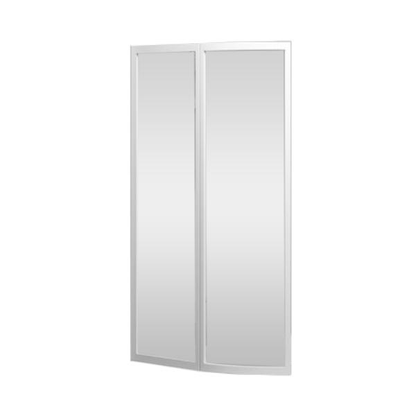 Шторка на ванну VSK2 ROSA 170 L пластик белый дождь ZZ