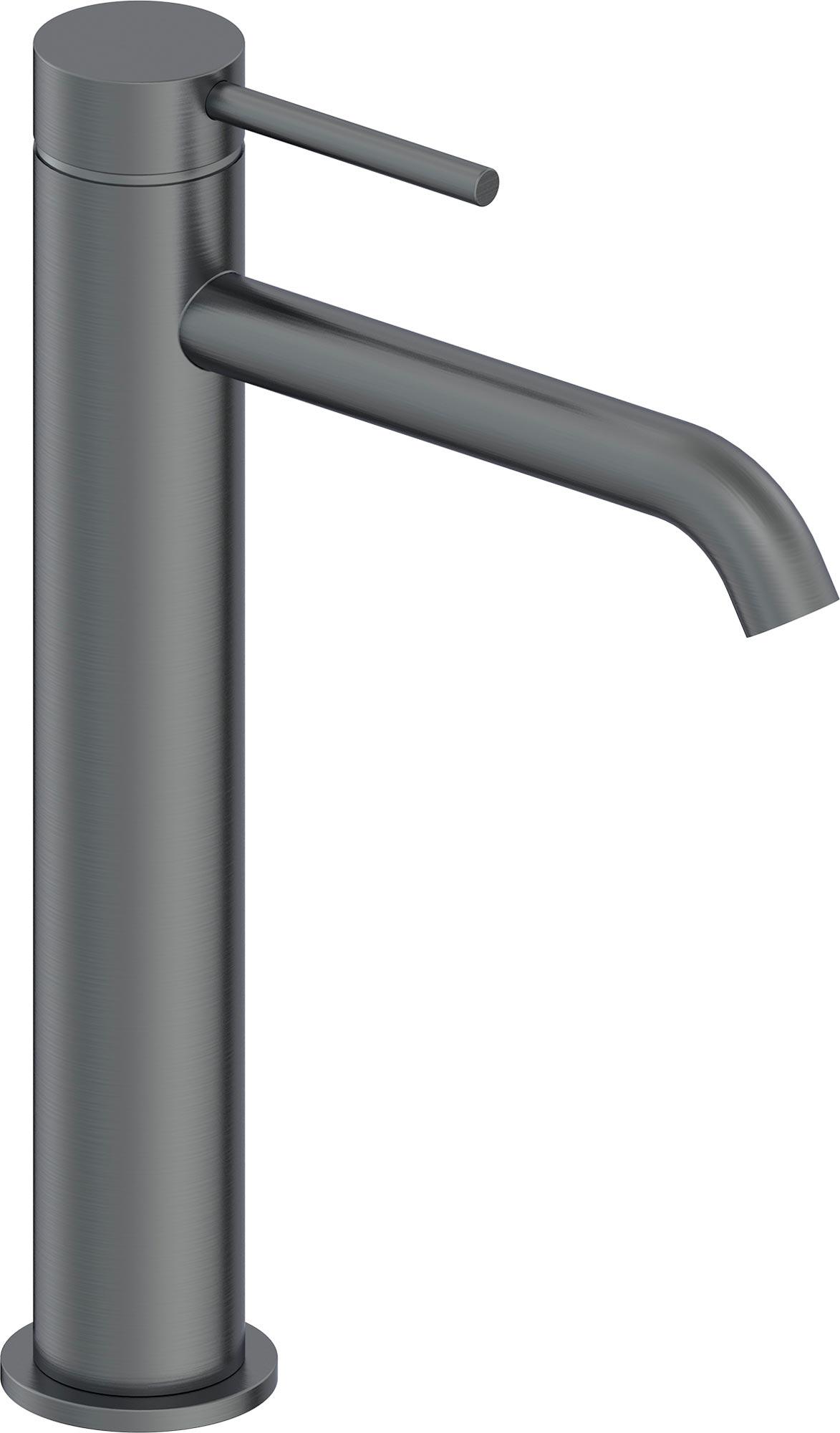 Смеситель для раковины, Высокий, без д/к, (цв.оружейный металл), Y-LINE ZZ