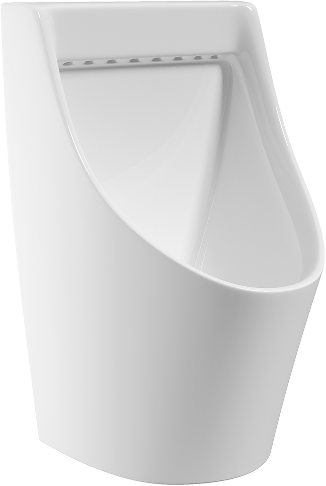 Писсуар с механическим смывом, 315x340xh550мм, кран смыва, керамическ.крышка сливн.отверст., крепеж в компл., без сифона, (цв.белый глянец), PRO ZZ