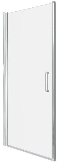 Дверь для душа Пандора 800хh1850 мм (стекло прозрач. профиль хром, универс. правая/левая)