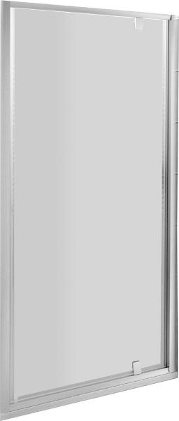 Душевая дверь PDOP1-90, стекло прозрачное, профиль - сатин, с установочным комплектом ZZ