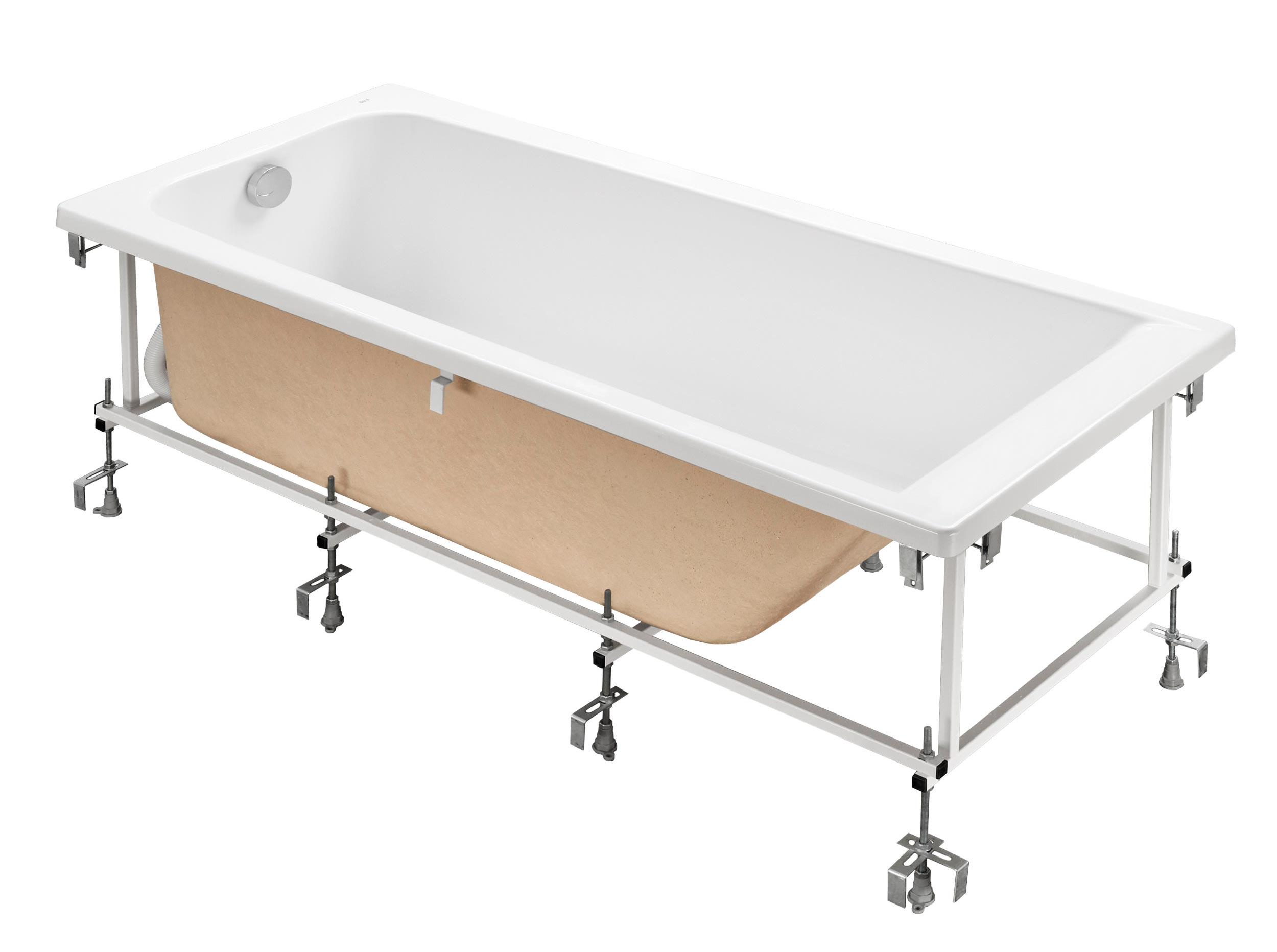 Монтажный комплект к акриловой ванне Elba /170х75/ (каркас, комплект креплений к стене,к фронтальной панели, слив-перелив хром) ZZ