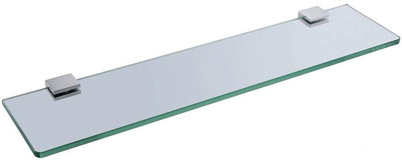 Полка 500мм, (стекло прозрачное 8мм, держат.цв.хром), Infinity ZZ