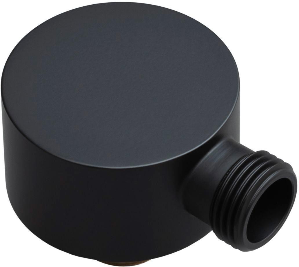 Шланговое подсоединение, кругл., 1/2, (цв.черный матовый), Priority ZZ