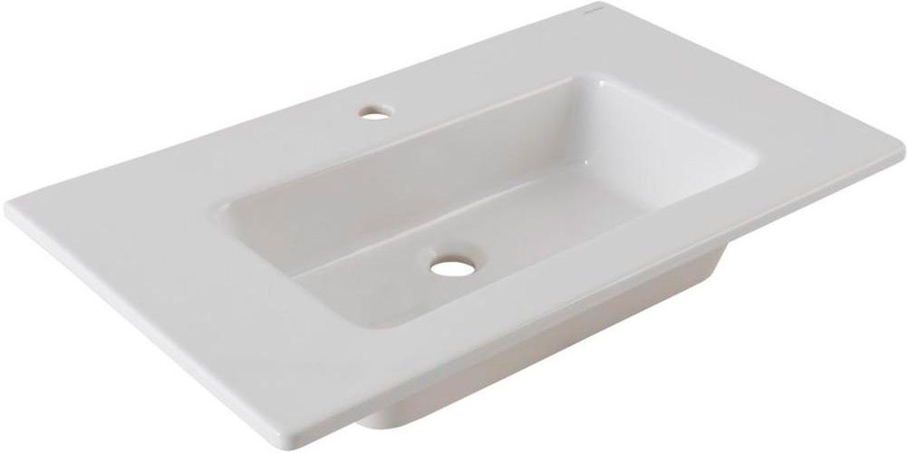Раковина мебельная, прямоуг.815х465мм, с отв.д/смесит., с переливом, (цв.белый), Fantasy ZZ