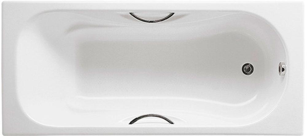 Ванна ROCA Malibu 160х75см чугунная, БЕЗ ножек, БЕЗ ручек