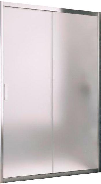 Дверь раздвижная двухсекционная 180* h200 см, профиль хром глянец, стекло сатин ZZ