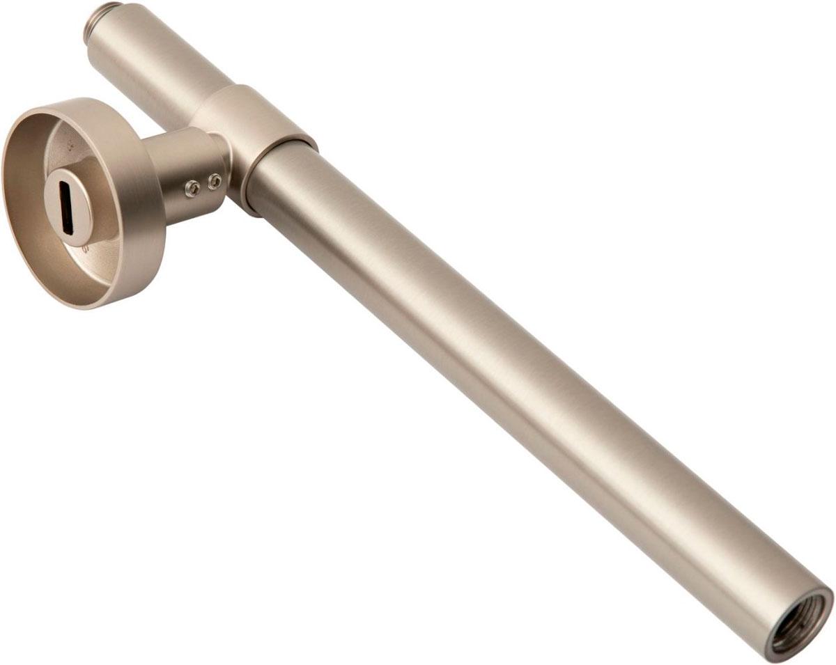 Удлинитель душевой штанги 300мм, для смесителей для душа/ванны со стац.верхним душем, (цв.никель браш), Allen Brau ZZ