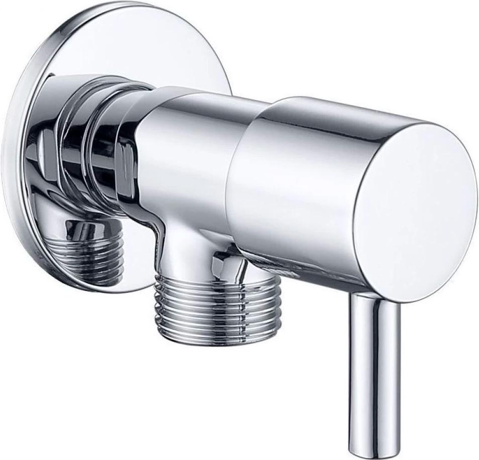 Вентиль запорный, угловой, 1/2 х 1/2, (цв.хром), Priority ZZ