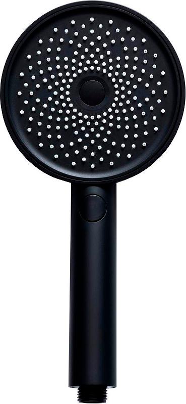 Лейка д/д ручная, 3 режима, (пластик цв.черный матовый), Priority ZZ