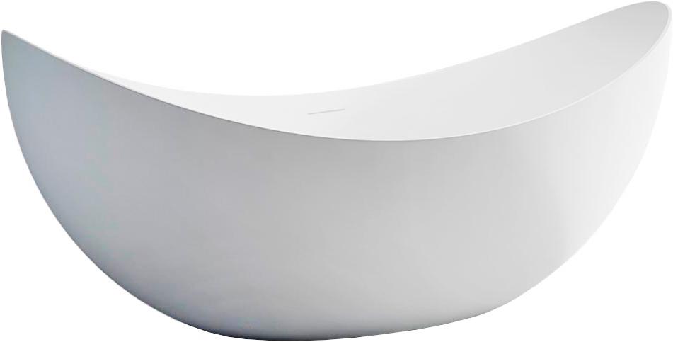 Ванна 1800х800h750мм, отдельностоящая, на каркасе, интегрированный слив-прелив крышка слива в цвет ванны., (акрил цв.белый), Abber ZZ