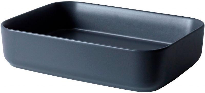 Раковина накладная на столешницу, прямоуг, 500х360хh120мм, без отв.д/смесит., без перелива, (цв.антрацит), Fantasy ZZ