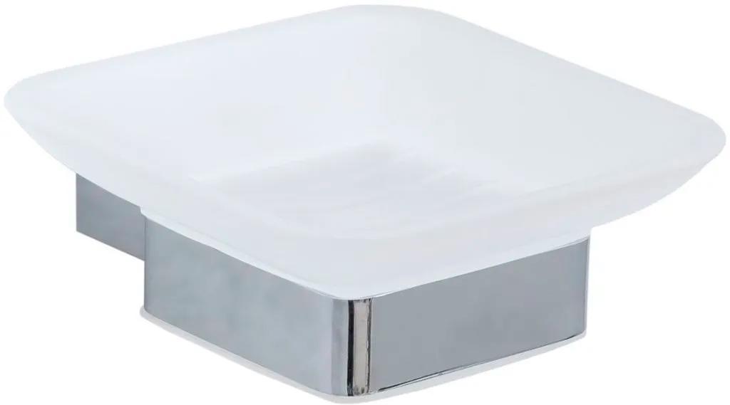 Мыльница настенная, (стекло матовое, держат.цв.хром), Infinity ZZ