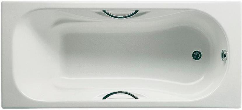 Ванна Malibu 170х70 см чугунная, с отвер. п/ручки, БЕЗ ножек, БЕЗ ручек ZZ