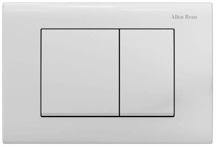 Кнопка двойного смыва, пневм., для инсталляции д/унитаза, (пластик цв.белый), Liberty ZZ