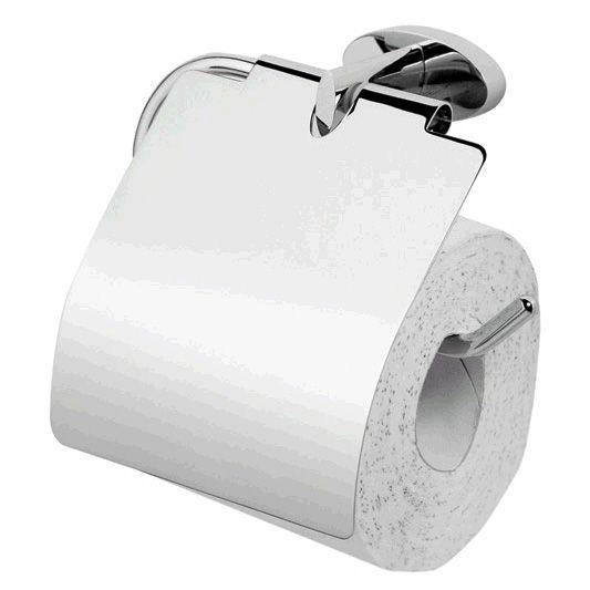 Держатель для туалетной бумаги с крышкой (цв. хром) Awe XX