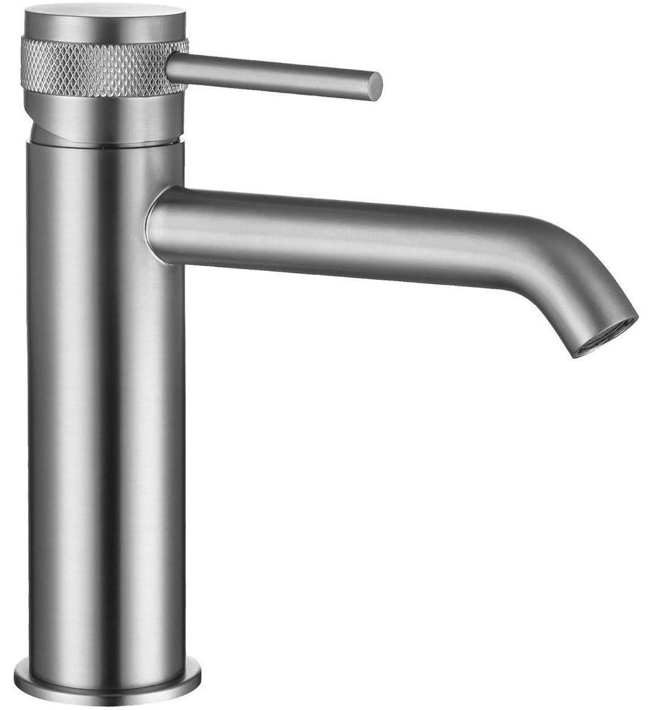 Смеситель для раковины, без д/к, (цв.браш.никель), Priority