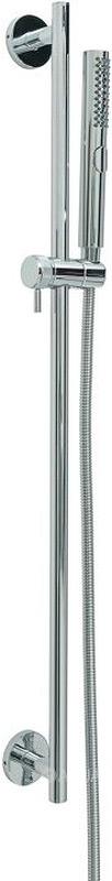 Душевой гарнитур: штанга 858мм, лейка, шланг 1500мм, (цв.хром), Priority ZZ