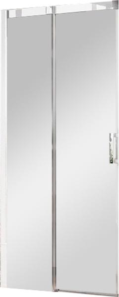 Душевая дверь в нишу Matrix MSD2-110 см L (левая), профиль хром, прозрачное стекло ZZ