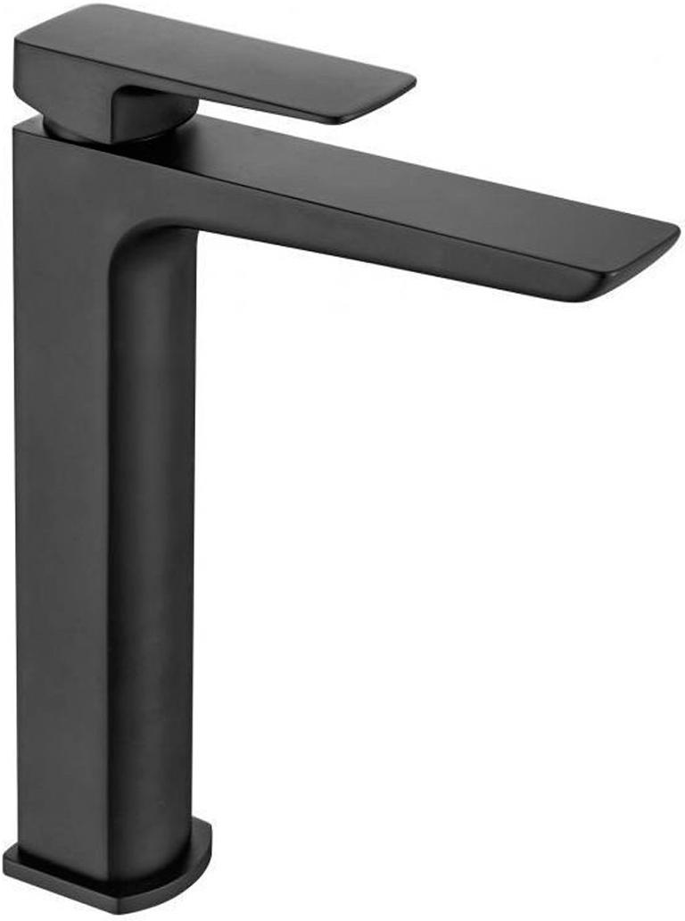 Смеситель для раковины, Высокий, без д/к, (цв.черный матовый), Infinity ZZ