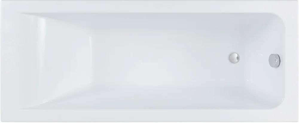 Ванна акриловая STWORKI Стокгольм 175x75, каркас в комплекте, БЕЗ сифона, цв. белый ZZ