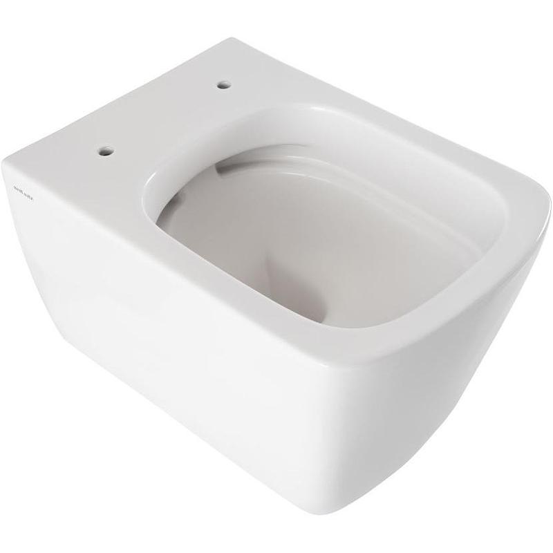 Унитаз подвесной 500х360мм, безободковый, без сиденья, (цв.белый), Liberty ZZ