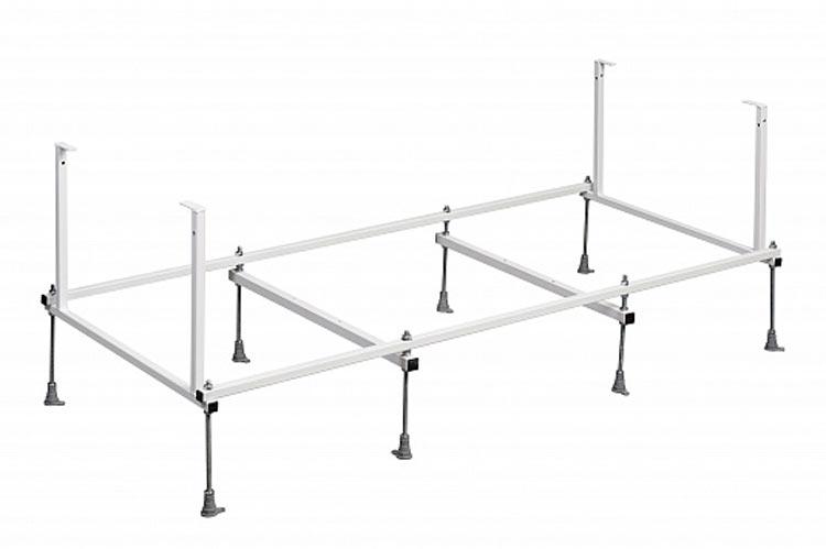 Монтажный комплект к акриловой ванне SURESTE /150х70/ (ручки,каркас, комплект креплений к стене,к фронтальной панели, слив-перелив хром) ZZ