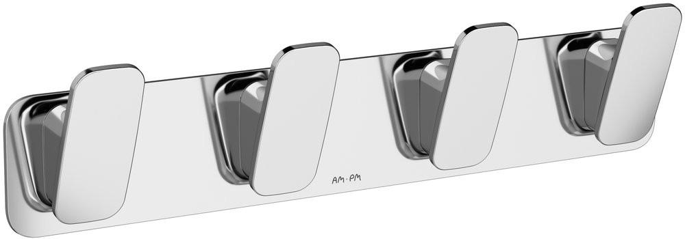 Планка с 4-ью крючками, хром, ZZ