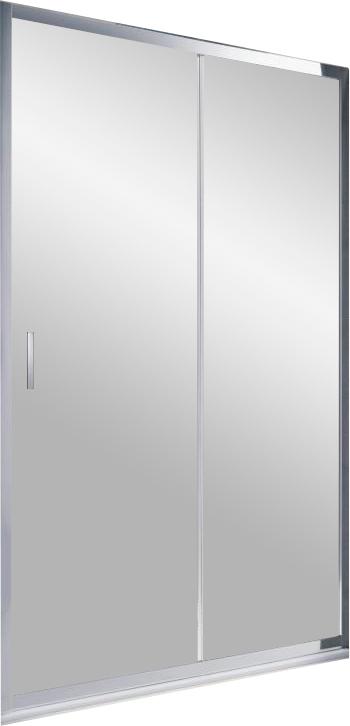 Душевая дверь двухсекционная 1200x1900 мм стекло 6мм прозрачное