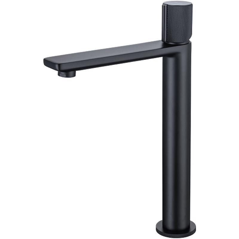 Смеситель для раковины, Высокий, без д/к, (цв.черный матовый), Liberty ZZ