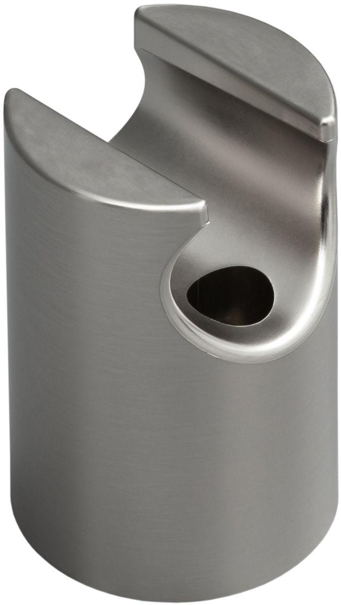 Кронштейн для ручного душа, (пластик цв.браш.никель), Priority ZZ