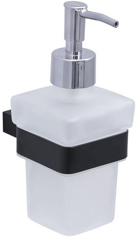 Дозатор настенный, (цв.черный матовый, стекло матовое), Infinity ZZ