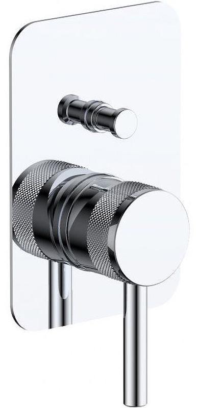 Смеситель для душа, встраиваемый в стену, с переключателем, (цв.хром), Priority ZZ