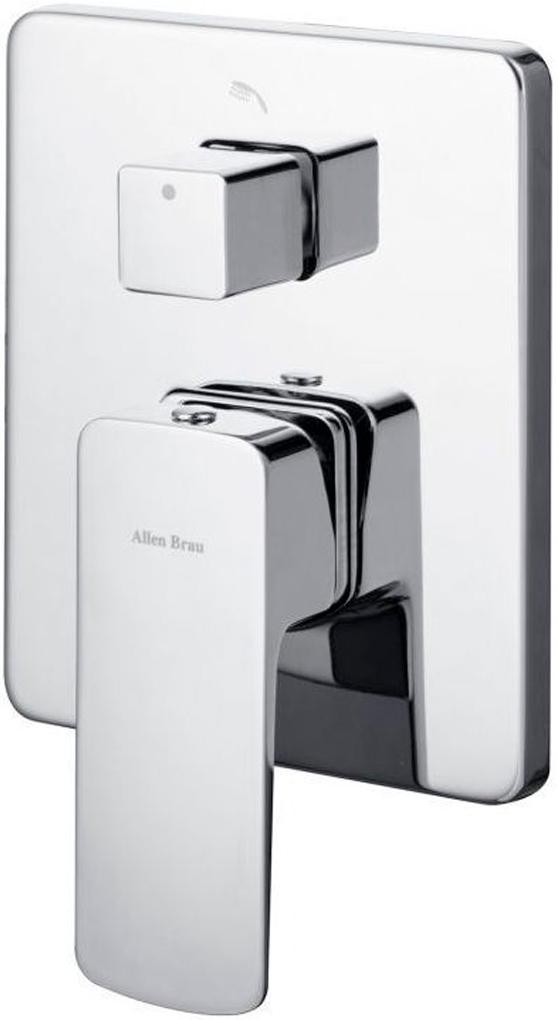 Смеситель для душа, встраиваемый в стену, с переключателем, (цв.хром), Infinity ZZ