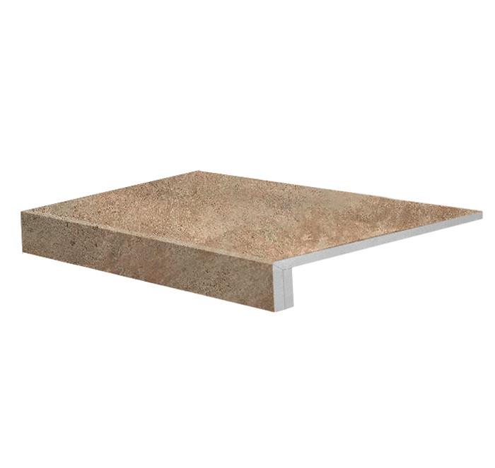 Ступень Евро Проходная Aix Beige 225x453 Strutturato (n138809)|22,5x34,5