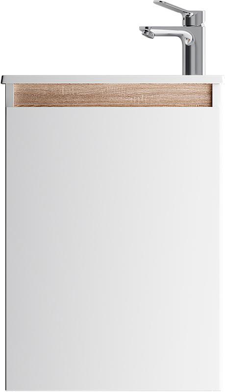 Тумба подвесная X-Joy, 45 см, ЛЕВАЯ, БЕЗ РАКОВИНЫ, 42.5x24.8x58 см, цв. белый глянец, ZZ