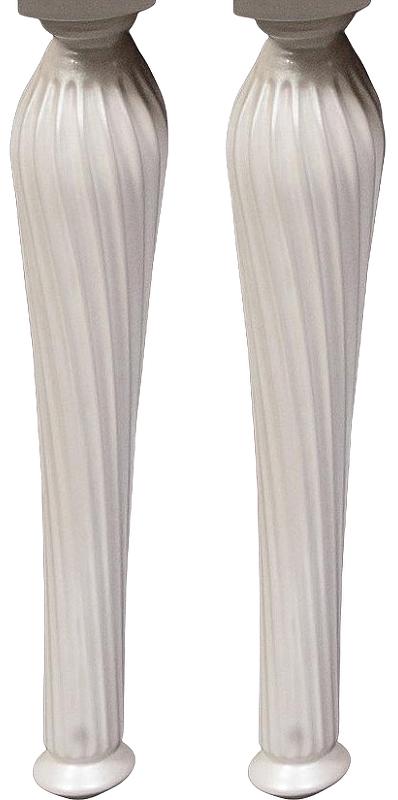 Ножки SPIRALE 35 см (пара) белая/золото, ZZ