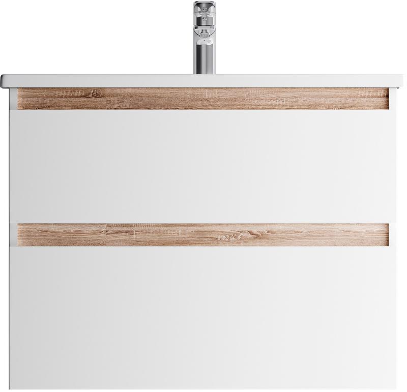 Тумба подвесная 80 см, без раковины X-Joy,  цв. белый глянец