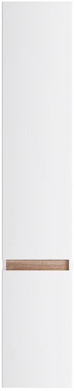 Шкаф-пенал подвесной, правый, 30x32xh166 см, цв.белый лак, ZZ