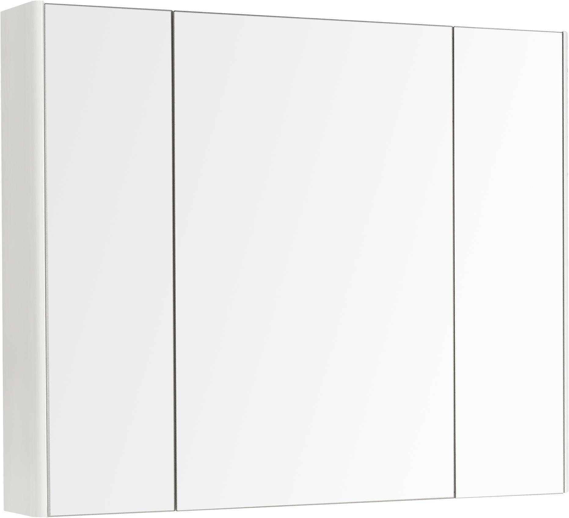 Зеркало-шкаф "Беверли" 100 см, крепеж в комплекте, цв.белый ZZ