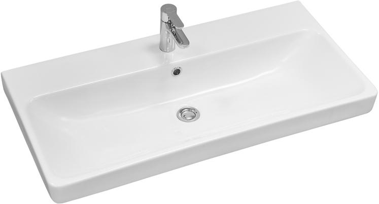 Раковина Адриана 90 см для тумбы Сканди, Оливия, цвет белый ZZ