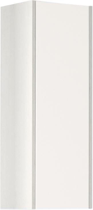 Шкаф Йорк, 300x800x230 мм,одностворчатый, цвет белый/выбеленное дерево, крепеж в комплекте ZZ