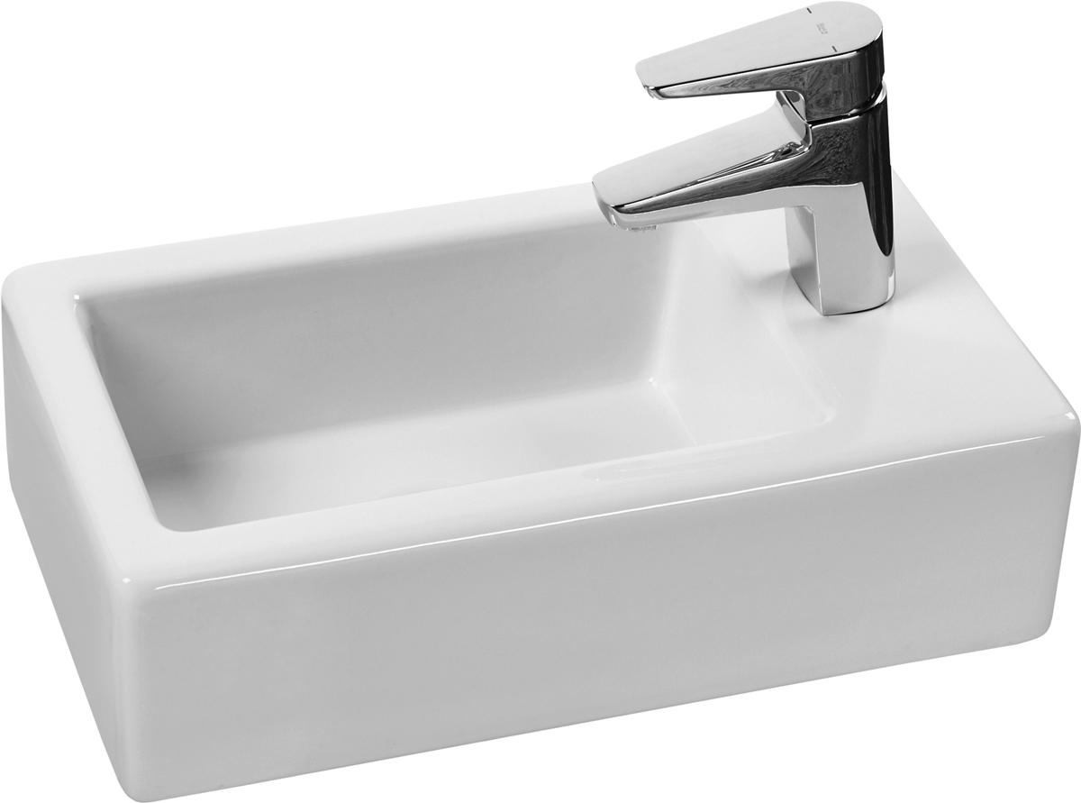 Раковина Эрис 45*25 см  для тумбы Эклипс, белая ZZ