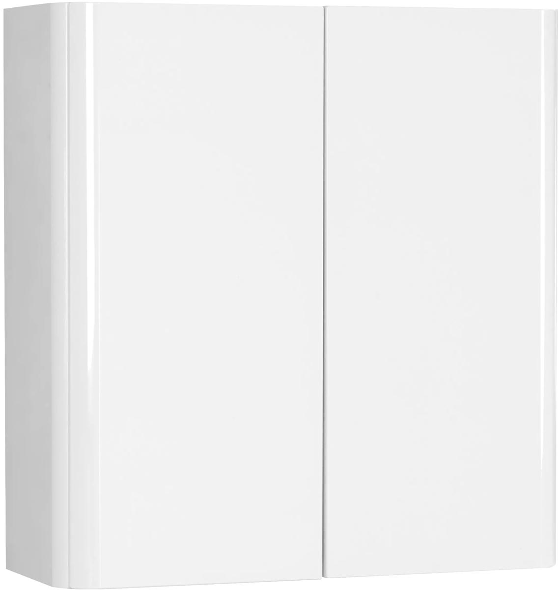 Шкафчик подвесной "Шерилл" 560x203x588мм, двухстворчетый,  цв.белый ZZ