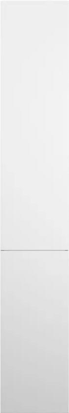 Шкаф-колонна подвесная, 350x300x1630 мм, петли слева, цвет белый глянец ZZ