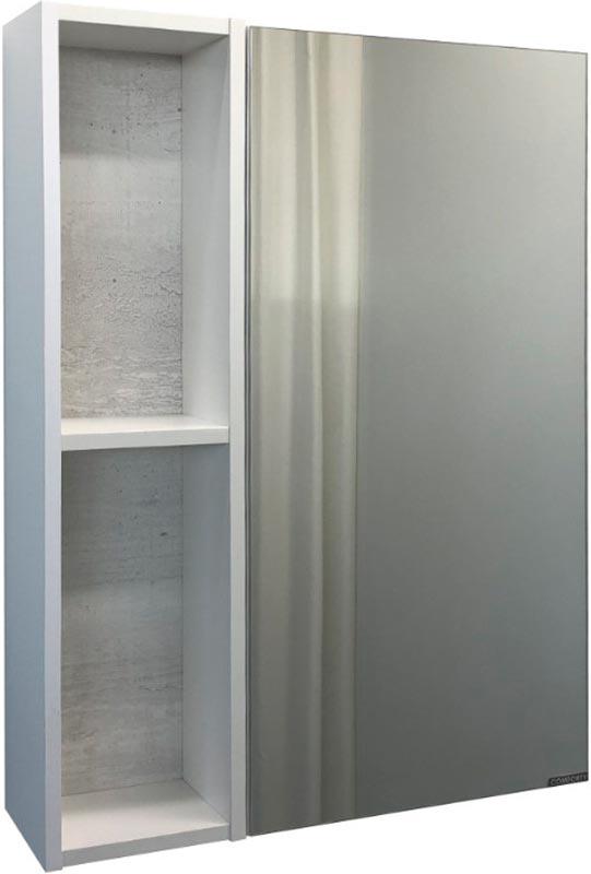 Зеркало-шкаф "Прага-60" дуб белый, ZZ